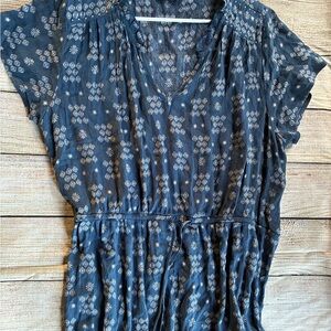 Sonoma Navy Geometric dress size 2xl